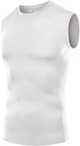 DRSKIN Compression Sleeveless Tank Top White (3Pack) - DRSKINSPORTS