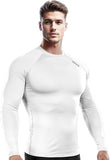 Outstanding Dry Fit Compression Long Shirts White 1P