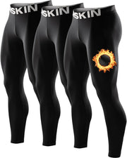 Heatdandard Thermal Compression Pants 3Pack(Black+Black+Black)
