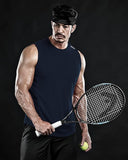 Muscle Tank Tops Cool Mesh 3Pack (Black+Gray+Navy) - DRSKINSPORTS