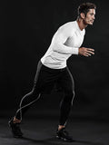 Outstanding Dry Fit Compression Long Shirts 4Pack(Black+Gray+White+Navy) - DRSKINSPORTS
