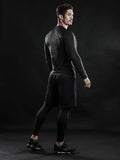 Outstanding Dry Fit Compression Long Shirts Black 1P - DRSKINSPORTS