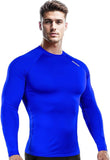 Outstanding Dry Fit Compression Long Shirts Blue 1P