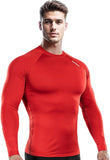 Outstanding Dry Fit Compression Long Shirts Red 1P
