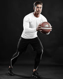 Outstanding Dry Fit Compression Long Shirts White 1P - DRSKINSPORTS