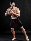 Performance Dry Fit Shorts Black/Red 1P - DRSKINSPORTS
