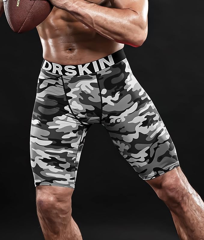 Performance Dry Fit Shorts CamoGray 1P - DRSKINSPORTS