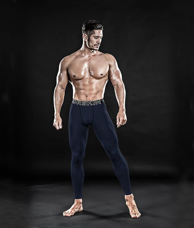 DRSKIN Men's Compression Pants Tights Leggings Sports Baselayer