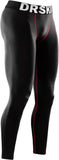 Powergear Dry Fit Compression Pants Black(Red line) - DRSKINSPORTS